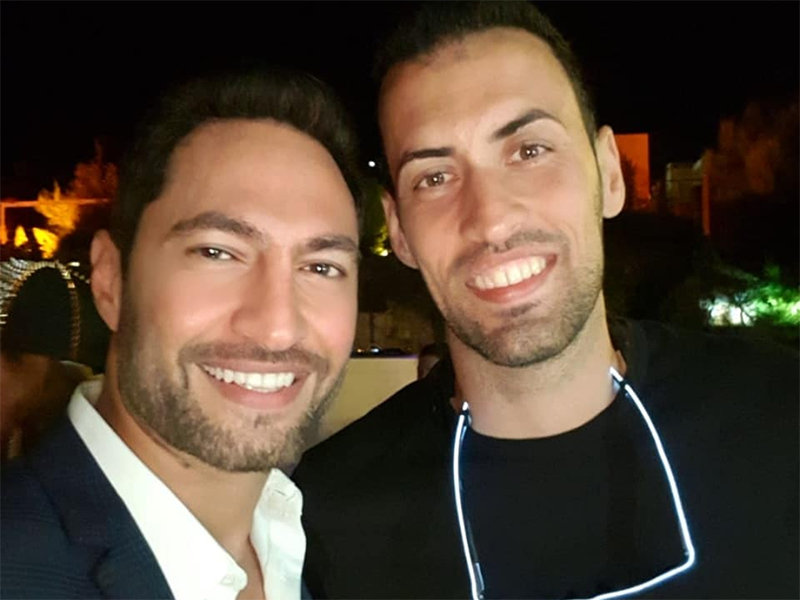 هذا ما جمع النجم فادي حرب وسيسك فابريغاس في ايبيزا